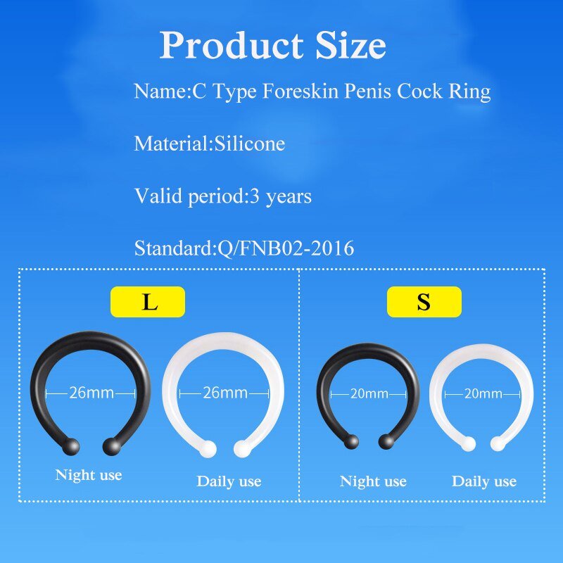 2PCS-Men-Foreskin-Correction-Hinder-Ring-Penis-Training-Sleeve-Time-Delay-Device-Sex-Toys-for-Men-4