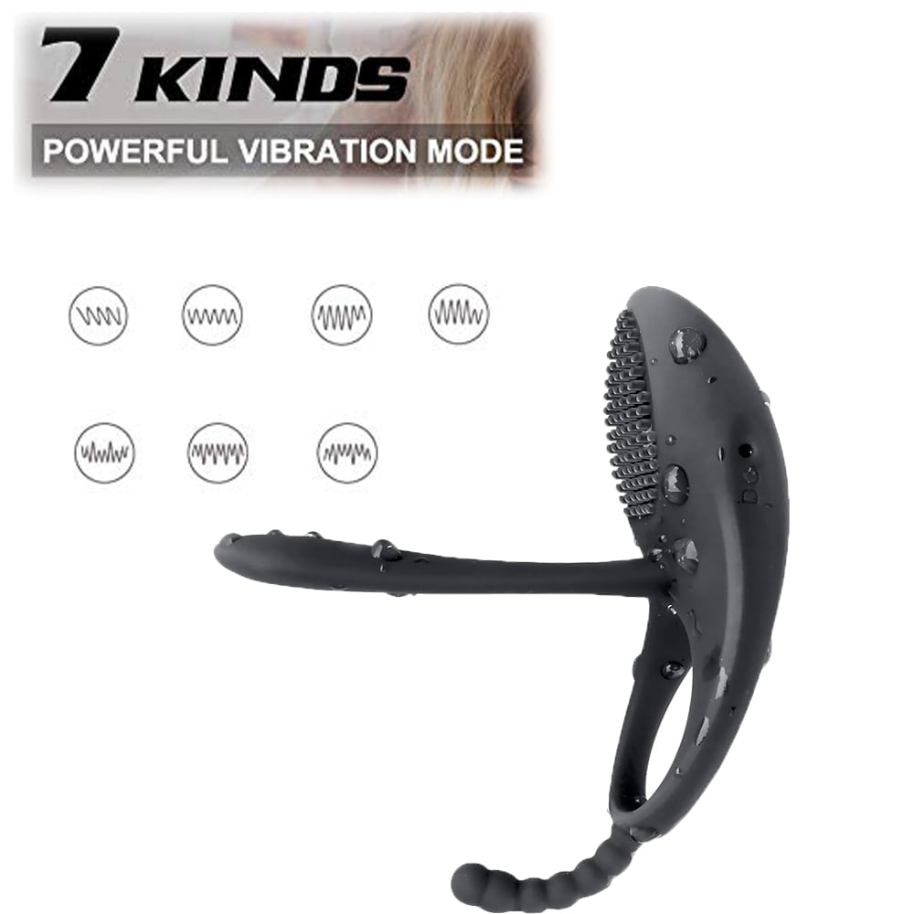 Vibrator-Ring-Double-Remote-Control-Vibrating-Ring-Elastic-Silicone-Premature-Ejaculation-Lock-Penis-with-Rings-Sex-2